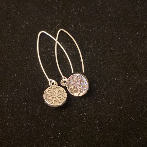 Grace & Heart Sterling and Swarovski crystal drop earrings - Picture 3 of 3